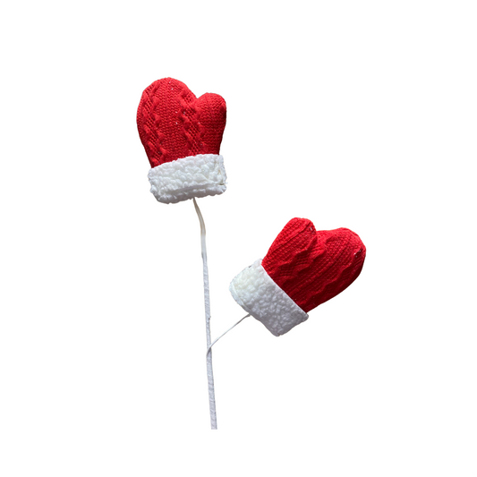 Christmas Gloves Spray Stem
