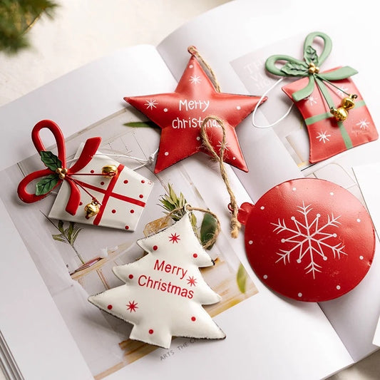 Metal Hanging Christmas Tree Decorations