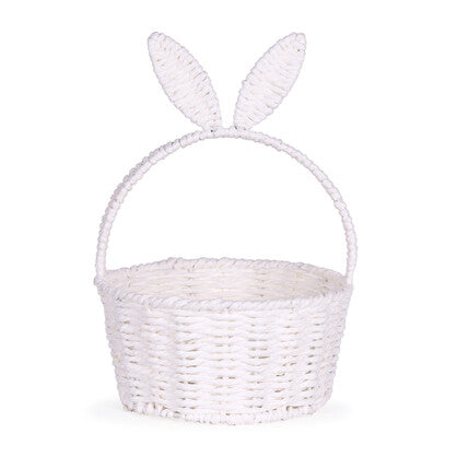 White Bunny Ears Basket