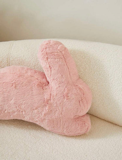 Cutesy Bunny Shaped Soft Bunny Cushion Pink