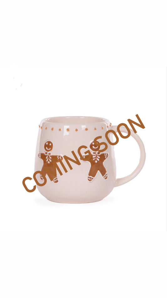 Ceramic Gingerbread Man Mug