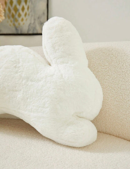 Cutesy Bunny Shaped Cushion White