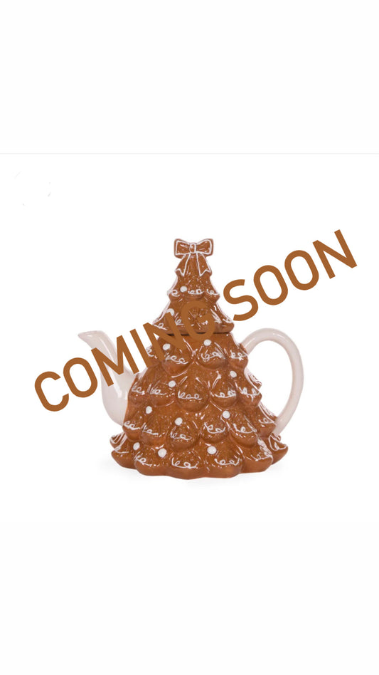 Ceramic Gingerbread Treepot