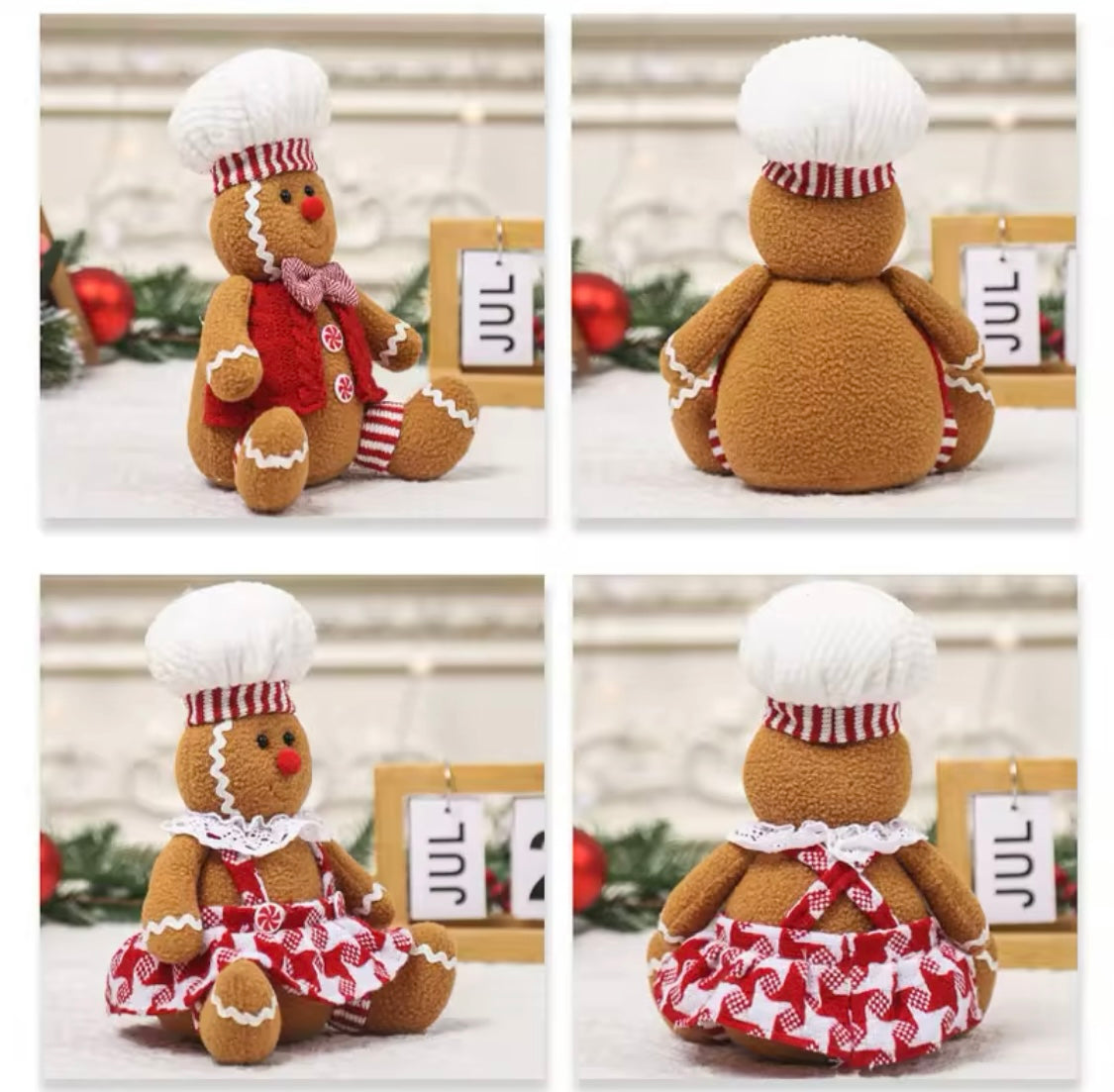 Sitting Gingerbread Plushie