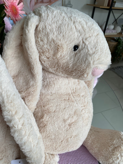 Large 60cm Plush Bunny - Light Brown