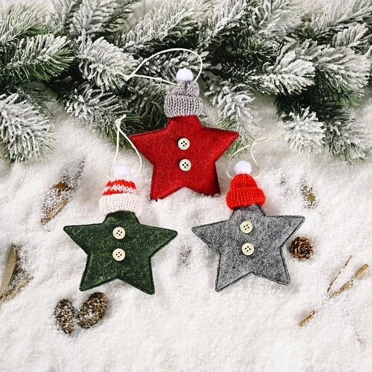 Hanging Felt Stars