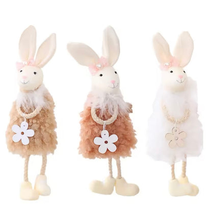 Hanging Whimsical Bunnies Set of 3