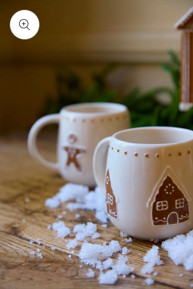 Ceramic Gingerbread House Mug