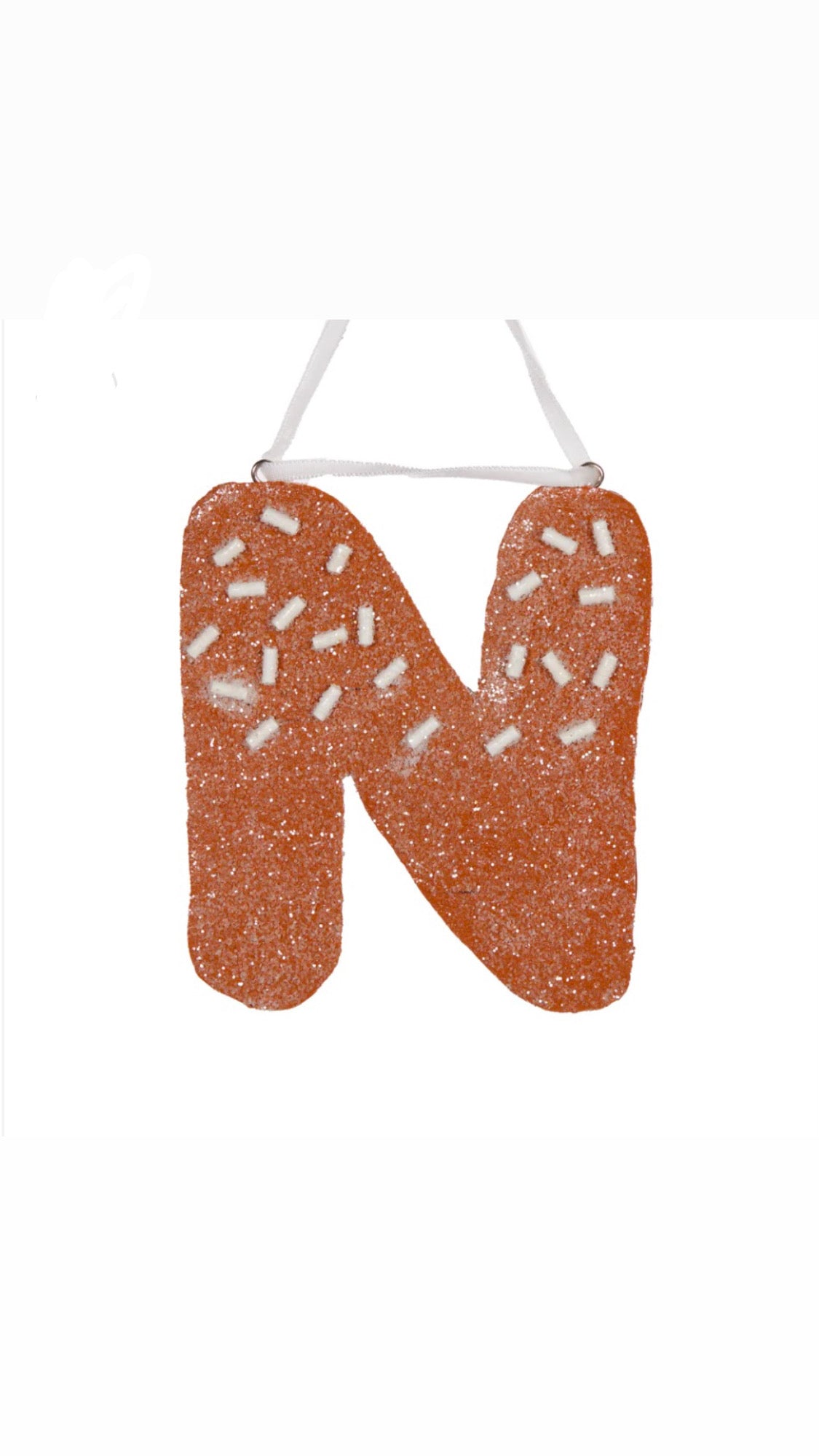 Gingerbread Alphabet Hanging Letter N