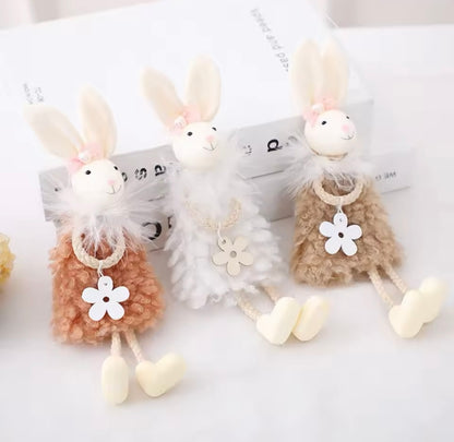 Hanging Whimsical Bunnies Set of 3