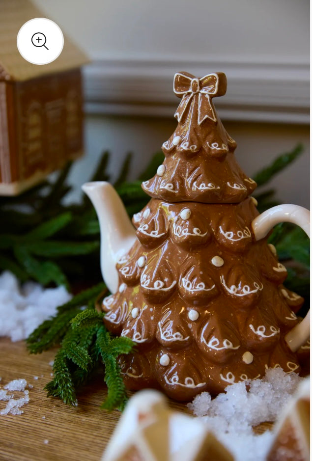 Ceramic Gingerbread Treepot