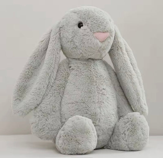 40cm Plush Bunny - Grey