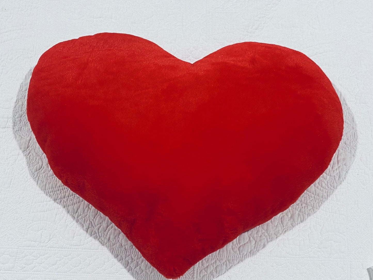 Large Heart Cushion Red