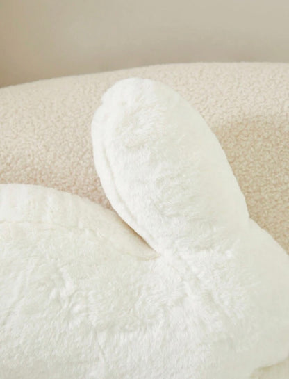 Cutesy Bunny Shaped Cushion White