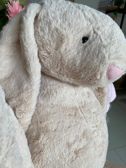 Large 60cm Plush Bunny - Light Brown