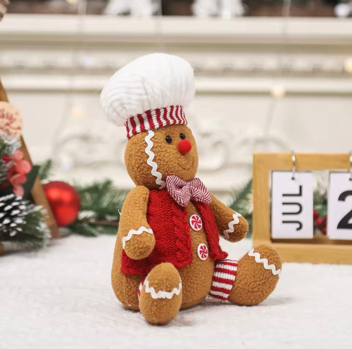 Sitting Gingerbread Plushie