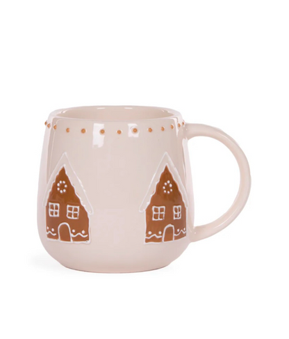 Ceramic Gingerbread House Mug