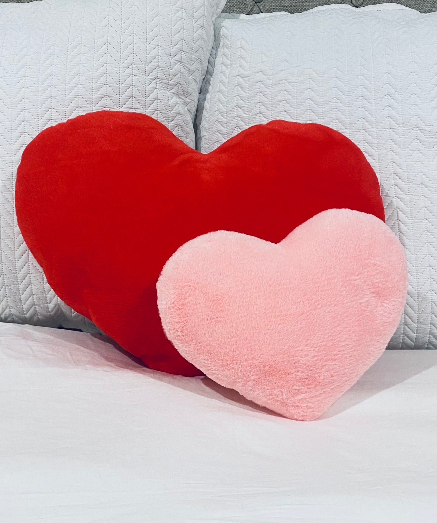 Large Heart Cushion Red