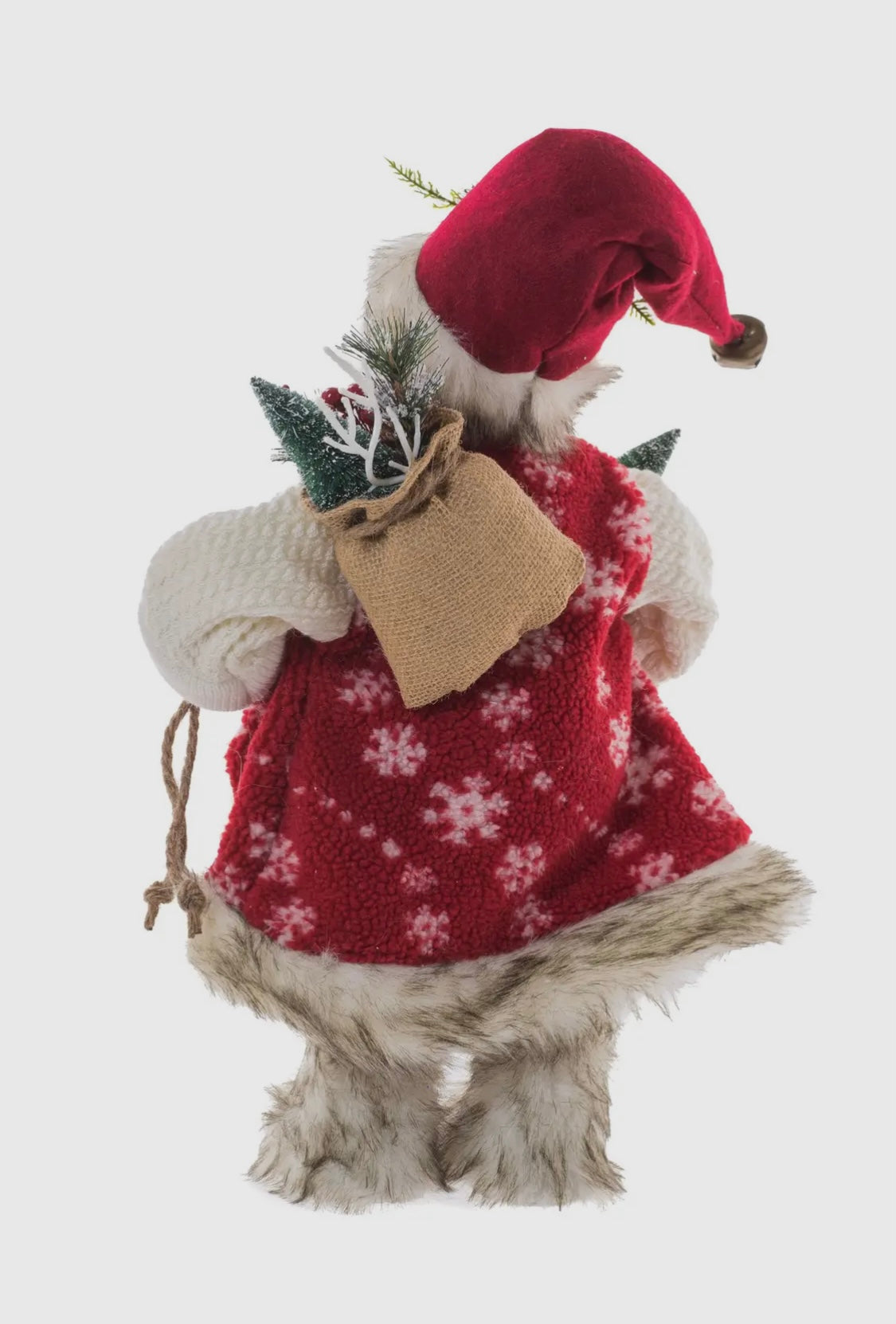 Cozy Knitted Jumper Santa w/Toy Truck