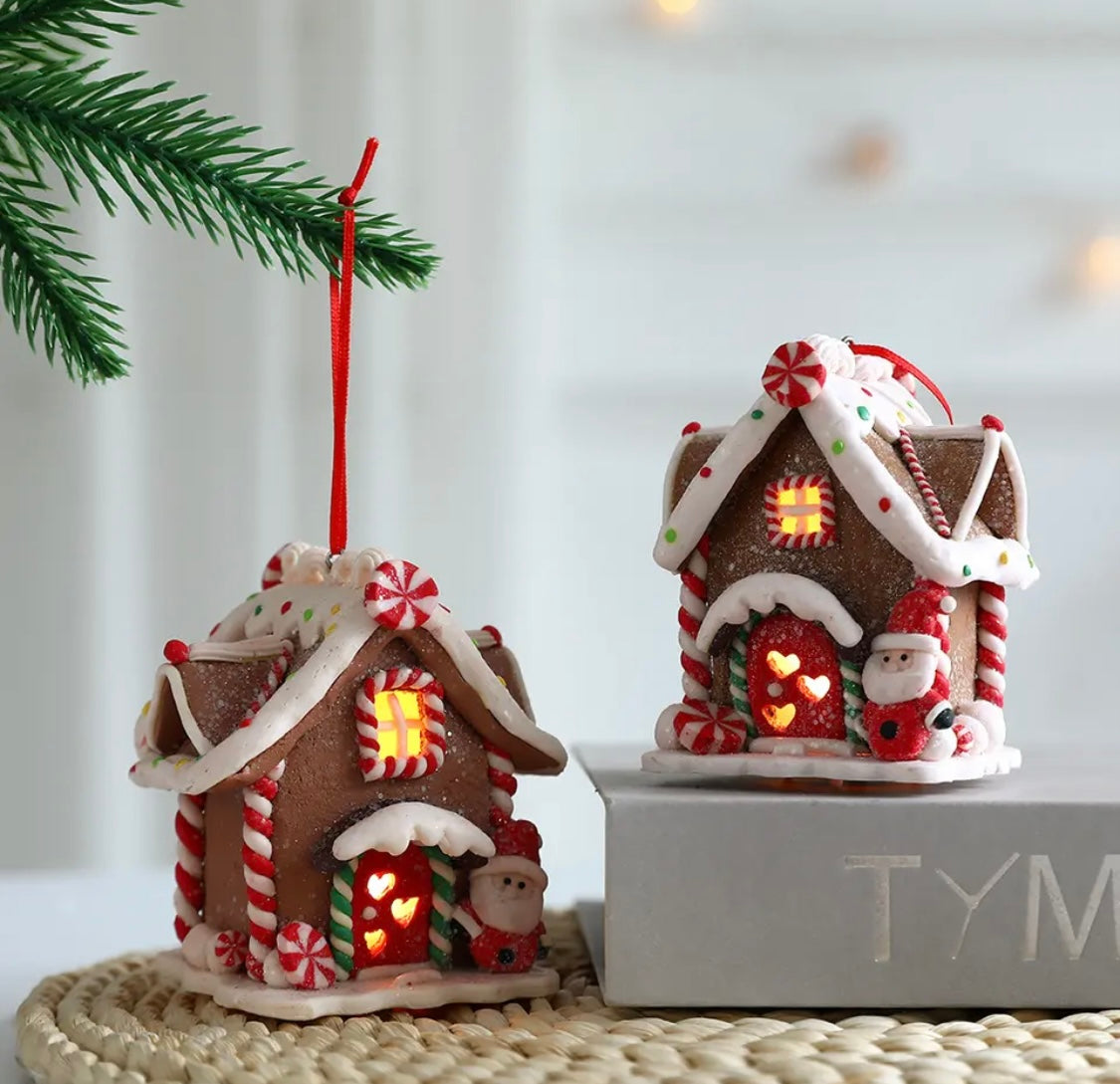 Mini Light up Gingerbread House