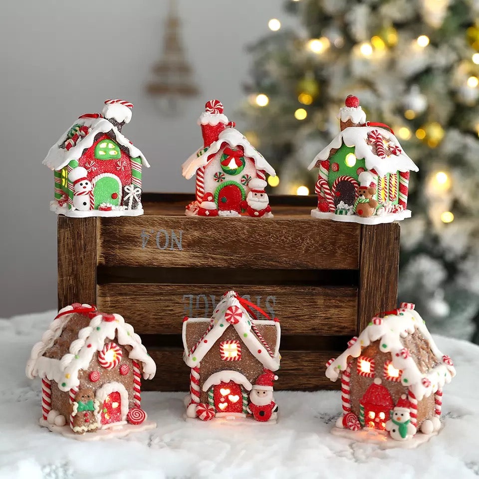 Mini Light up Gingerbread House