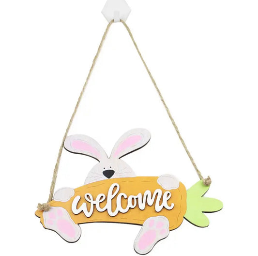 Hanging Welcome Sign